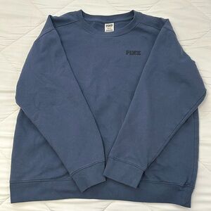 PINK- blue crewneck